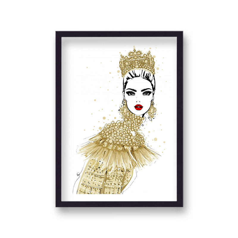 Dior Kingdom Gold - Single Picture Frame Print