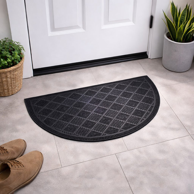 Tapis d'extérieur demi-rond 24 x 16 Drew