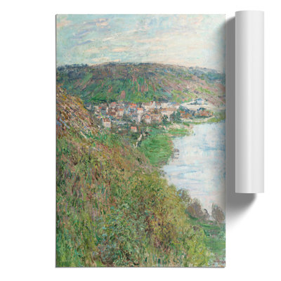 View Of Vetheuil Vol.1 by Claude Monet - No Frame Painting