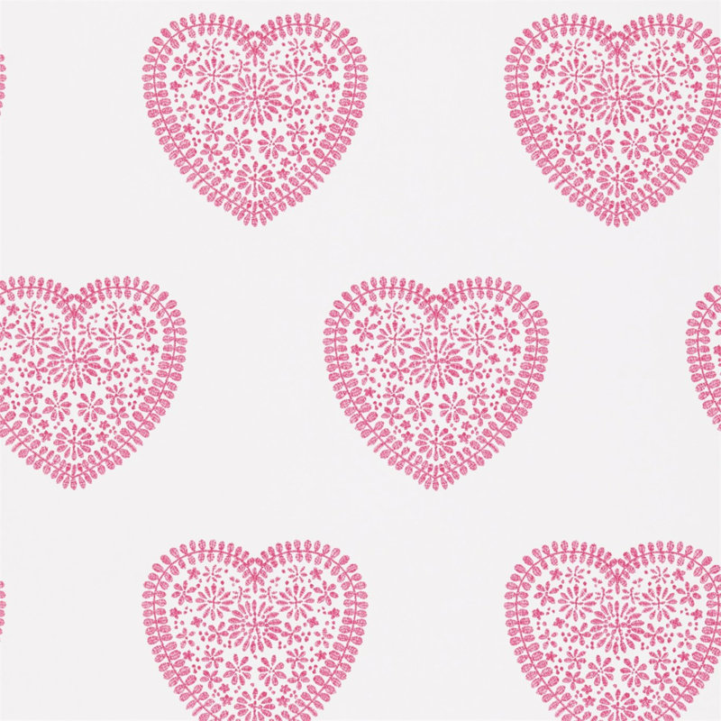 Sweet Heart 10.05m x 52cm Wallpaper Roll, Pink