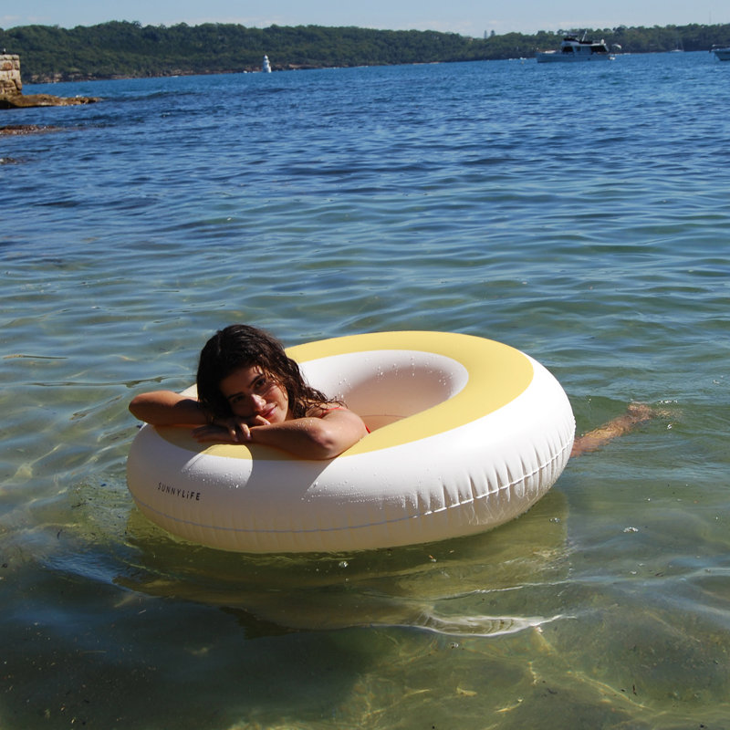 Anneau de piscine tubulaire: beurre, Jaune