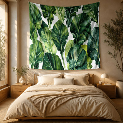 Tapisserie murale Légumes Collard Greens