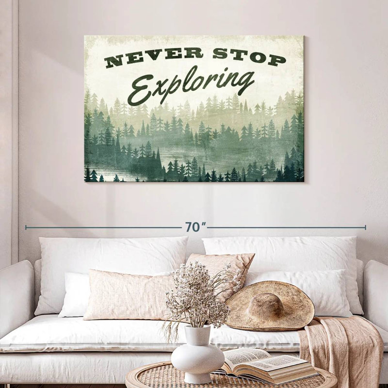Tergel Never Stop Exploring Greenery, 30" H x 45" W