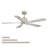 52 Inch Ultra Quiet Reversible Ceiling Fan With Light - Dimmable LED, Memory & Timer For Large Room