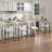 Modern Upholstered Counter Height Bar Stool With Back And Arms-115622925