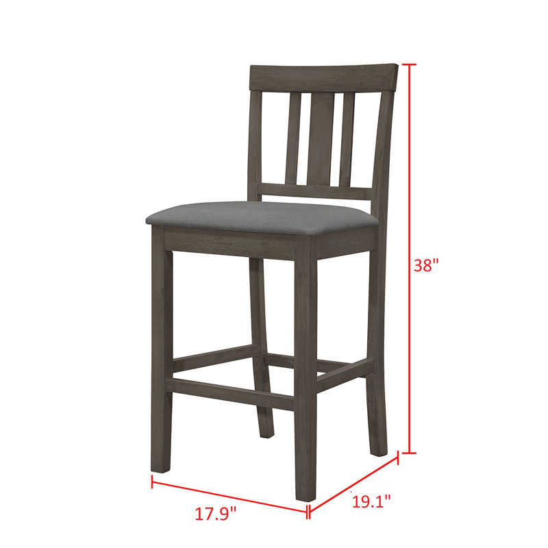 Ance 25'' H Upholstered Side Chair, Taupe
