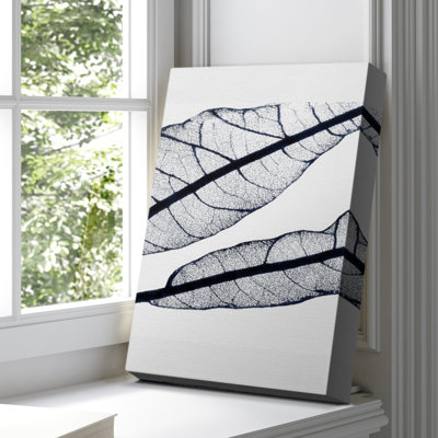 Floral sur toile tendue avec châssis XXXV - prêt à être accroché