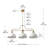 Beckett 3 - Light Dimmable Cylinder Chandelier