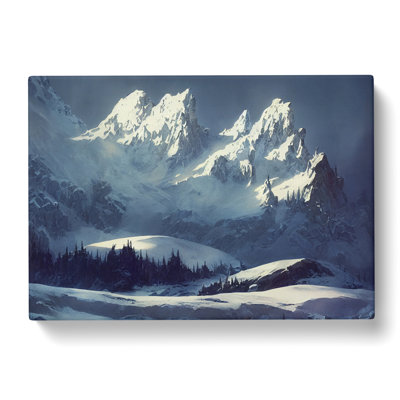 View Of Winter Mountains Vol.1 - Wrapped Canvas Print