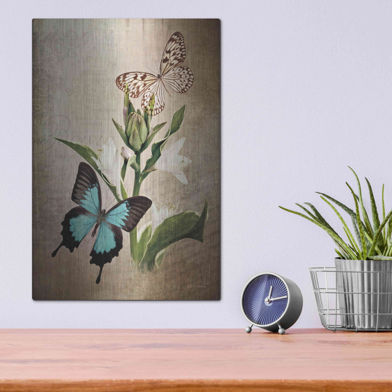 «Butterfly Botanical II» par Debra Van Swearingen, H 16 po x l 12 po