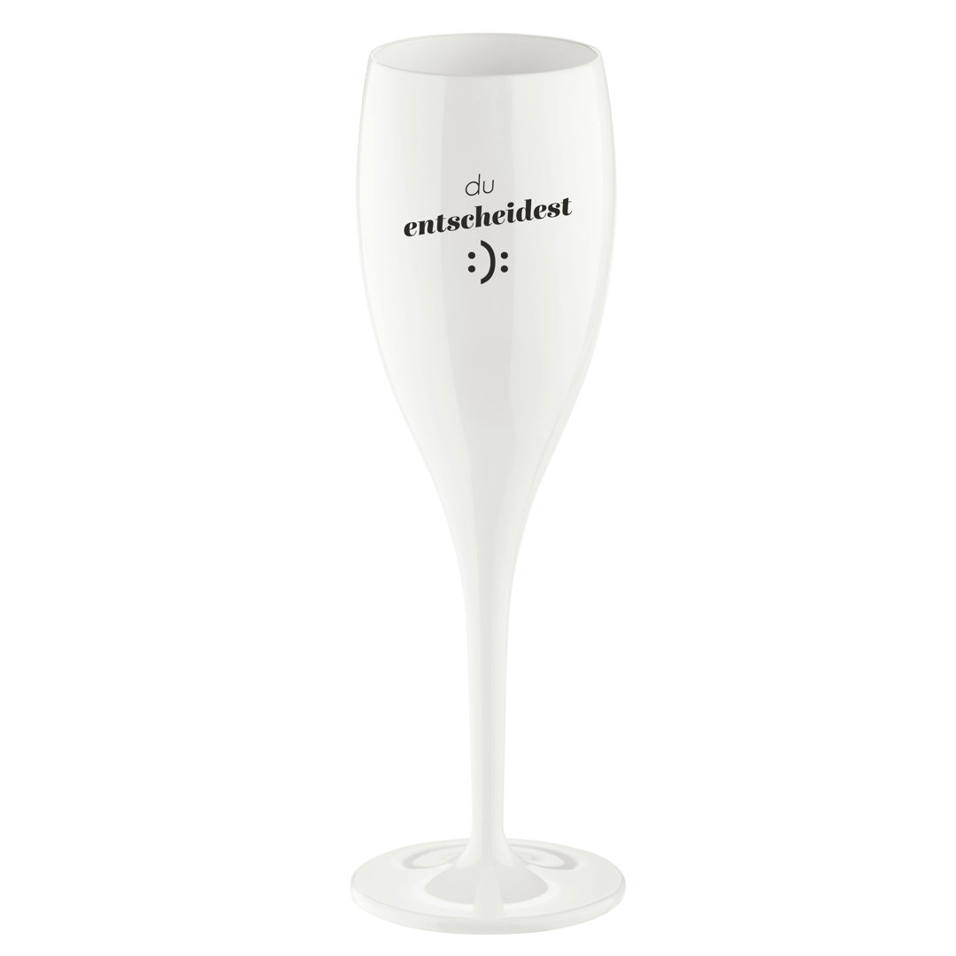 Sektglas Cheers No. 1 Du Entscheidest