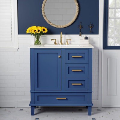 Ensemble de meuble-lavabo moderne 30 po avec meuble-lavabo et lavabo 30 po