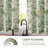Kitchen Curtains Toile Tier Linen Short Curtains Cafe for Living Room Bathroom Farmhouse French Country Vintage Printed Pattern Rod Pocket 2 Panels-504518472-504372183