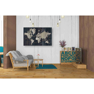 'Old World Map' by Wild Apple Portfolio, Canvas Wall Art