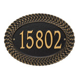 Chartwell Personalized Standard 1-Line Wall Address Plaque