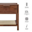 Table de chevet en bois à 1 tiroir Oswin