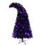 6FT Artificial Christmas Tree With LED Light, Pre-Lit Curved Shape Artificial Whimsical Xmas Tree With 900 Tips, Christmas Tree