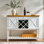Kessler Console Table with Wine Rack, Drawer & Storage Shelf