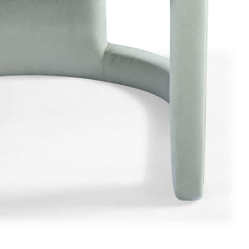 Metro Barrel Chair, Stax Moss Green Performance Velvet