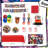 Power Rangers Birthday Party Decorations, 98 Pcs Power Rangers Party Supplies & Power Rangers Party Tableware for Kids Set