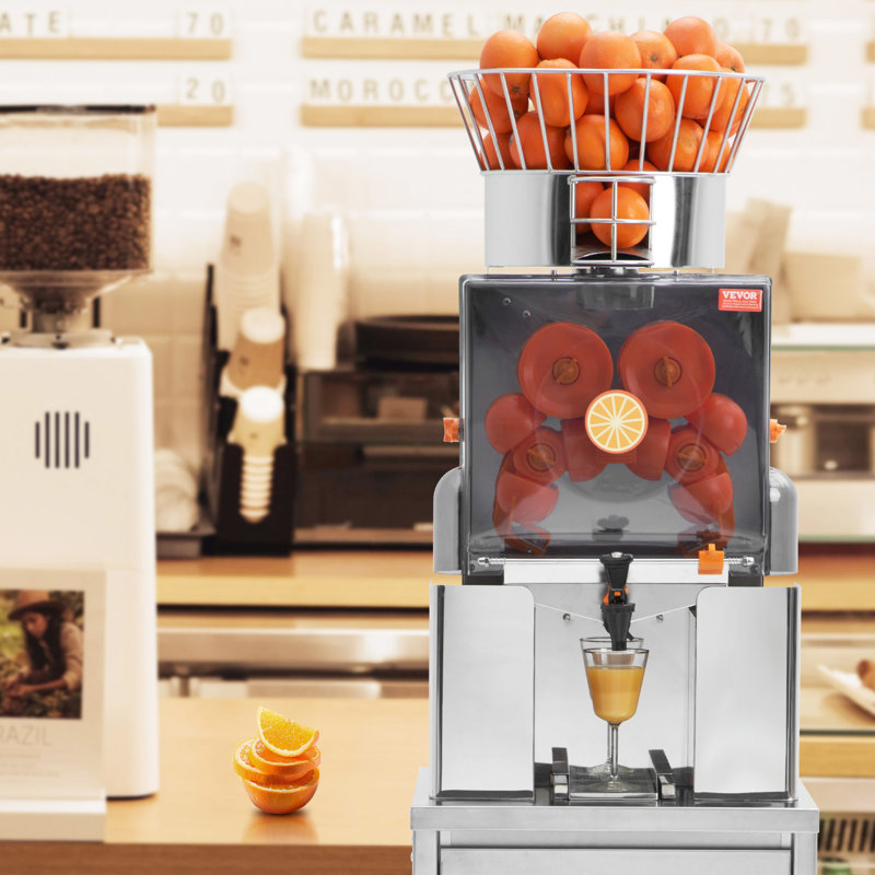 Extracteur de jus à jus automatique à alimentation automatique 120 W avec robinet d'eau VEVOR