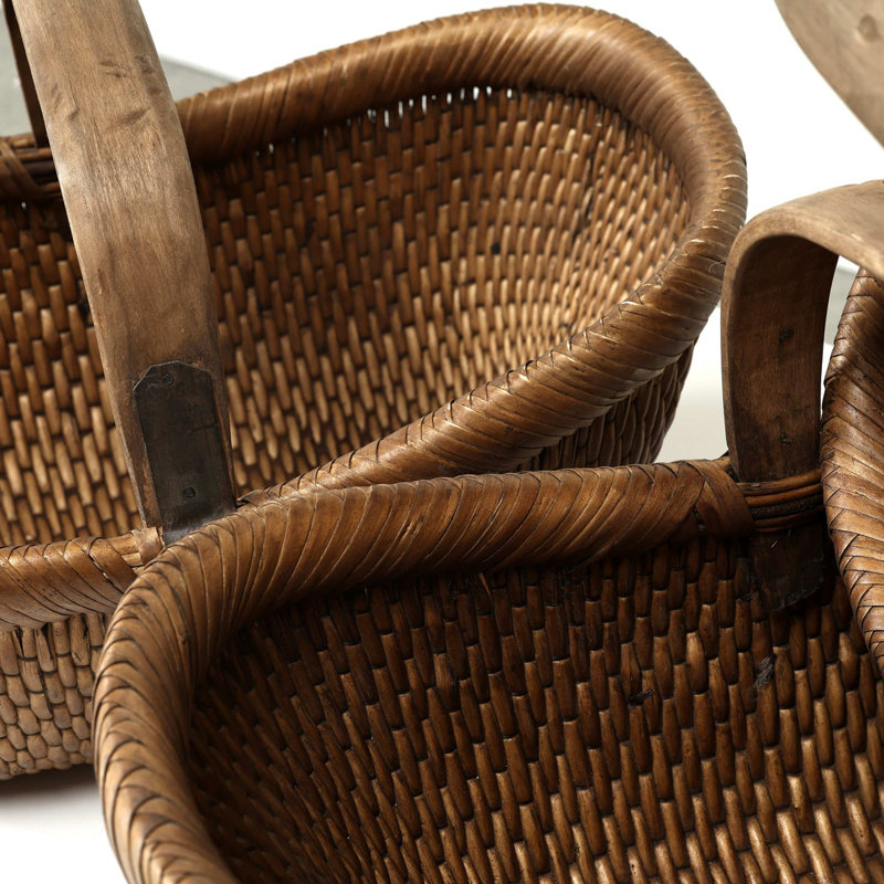 Hand Woven Wicker Decorative Basket