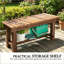 Banc moderne, banc de jardin, banc de patio, banc de véranda, sièges partagés pour deux