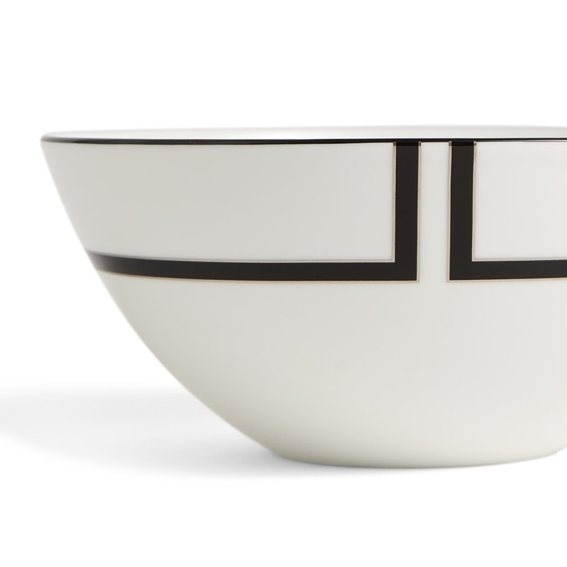 Vera Wang Luxe Graphite 6.2in Cereal Bowl