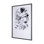 Doodle I a Hand Embelished Textured Framed Art Print Matted under Glass