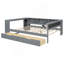 Lit plateforme double en bois avec tablettes de rangement, tiroirs, station de charge et tête de lit tapissier-1654746742-1654746743