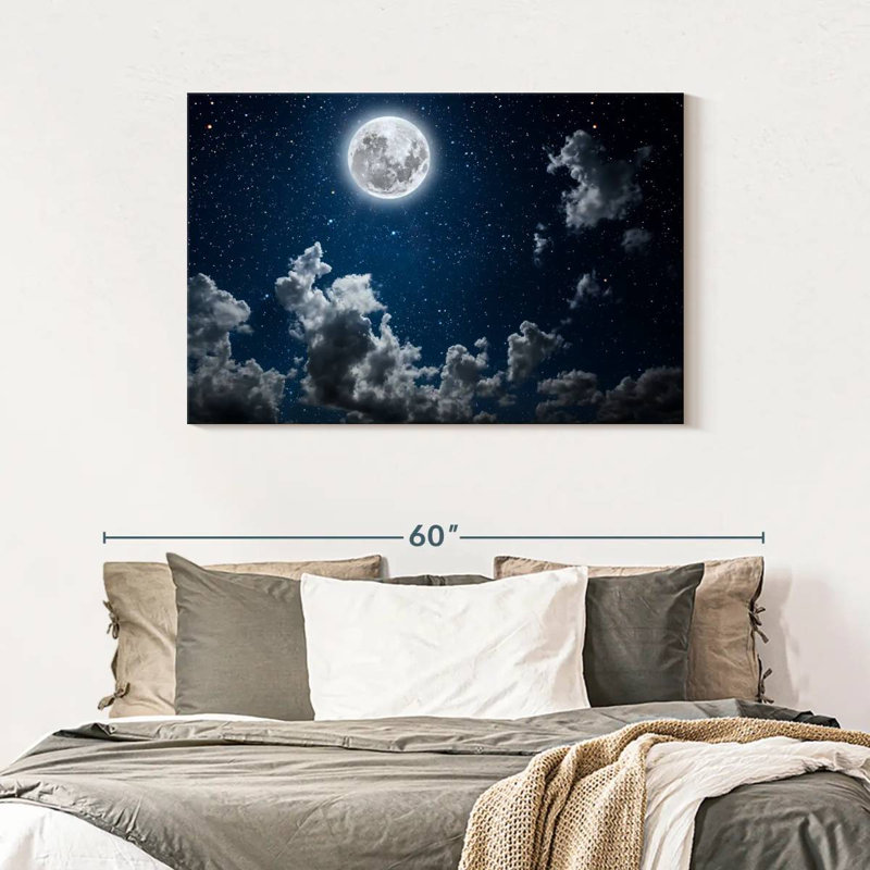 Oberle Moonlit Starry Sky, 30'' H x 45'' W
