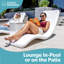 Méridienne de piscine Coast Modern