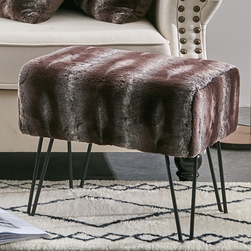 Greater Taree Upholstered Ottoman, Arusha Pure Cashmere
