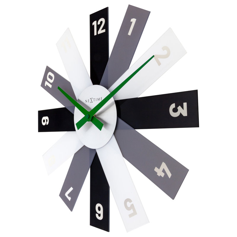 Metal Wall Clock, Black