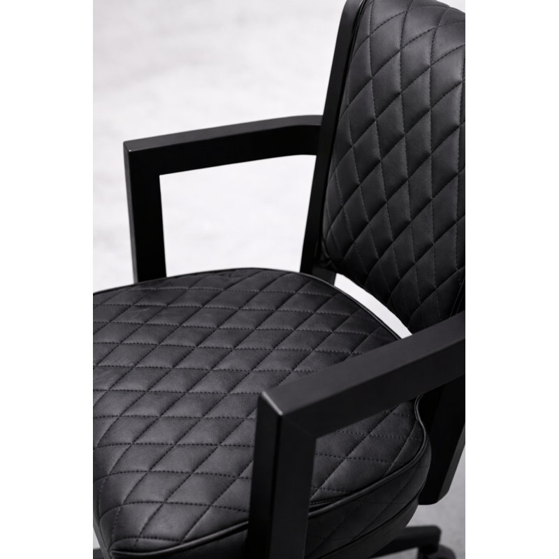 Prohibition Swivel Game Chair-black By RAM Game Room, Black