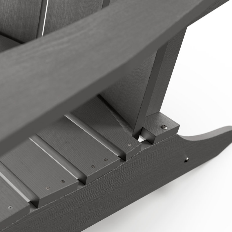 Outdoor Adirondack Chair, Gray