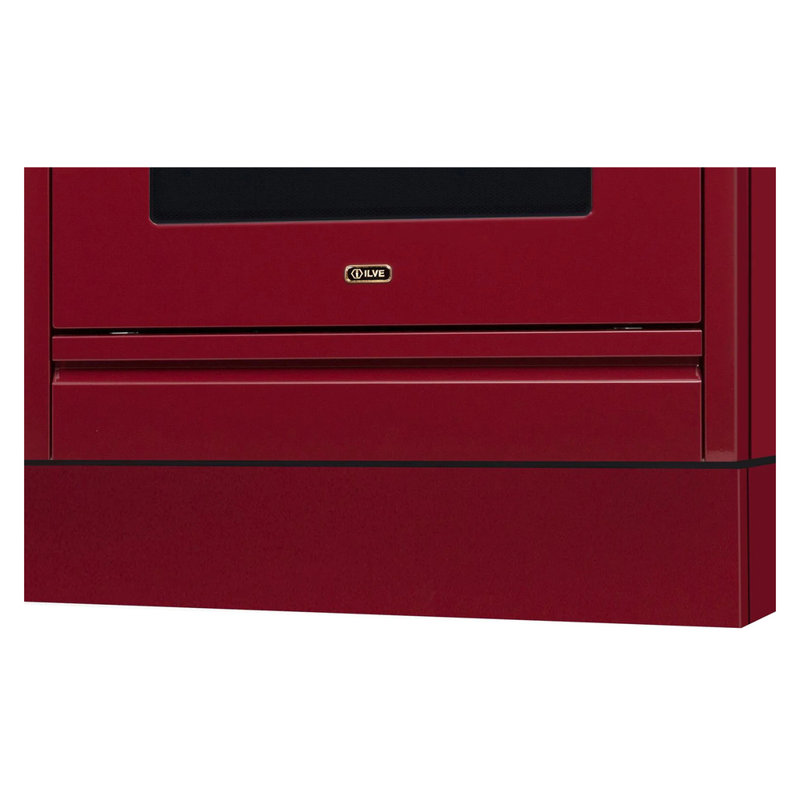 ILVE Nostalgie And Professional Range Trim Kit, Burgundy, 6" H x 40" W x 21.65" D