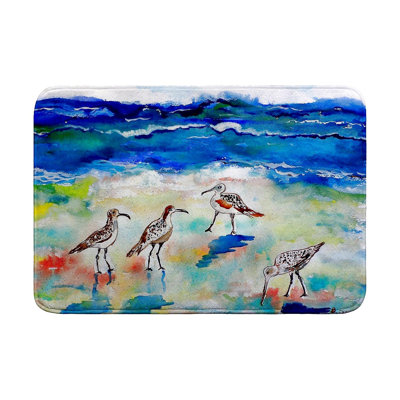 Tapis de bain Betsy Sandpipers