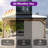 Classic 12 FTx 16 FT Solid Wood Storage Gazebo With Double Iron Roof, Netting & Curtains-124514943
