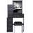 Compact And Stylish Bedside Cabinet Set With Extra Large Mirror And Abundant Storage-1075512596