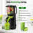  Ecoself Cold Press Juicer Machine 5.3" Feed Chute 1.7L Capacity High Juice Yield Slow Juicer with Total Pulp Control Easy to Clean-107787998