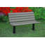 Banc de parc en plastique recyclé Contour-10632724-10632727-10632726