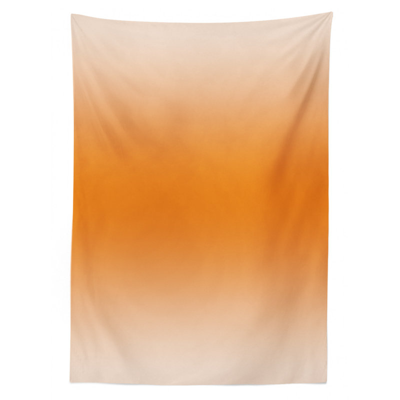 Ombre Tablecloth, Light Orange, 90" L x 60" W