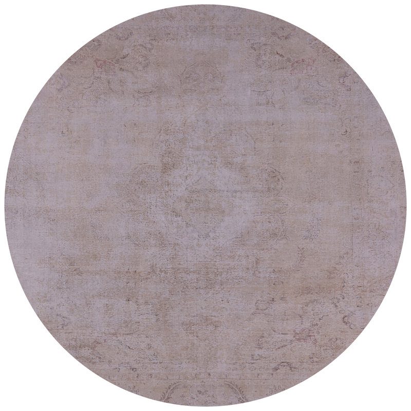 Tapis oriental gris Mylinda, Rond 7 pi