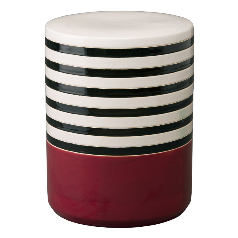 Riddick Ceramic Accent Stool