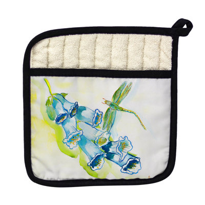 Betsy Drake Interiors Floral Cotton Potholder