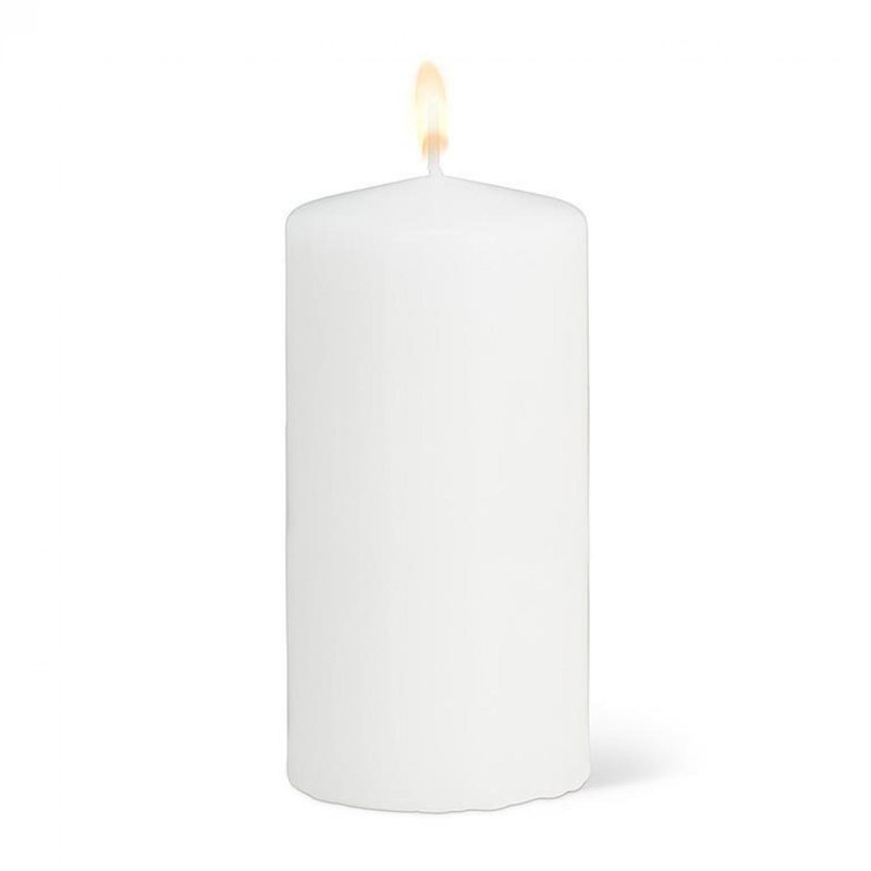 Classic Candle, White, 6" x 2.75" Pillar