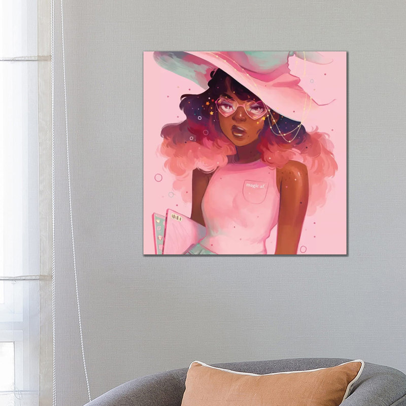« Magic AF » par Geneva B-impression, Pas de tapis, Toile tendue, H 26 po x l 26 po x P 1,5 po