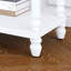 Console traditionnelle avec 2 tiroirs et une tablette inférieure, table d'entrée facile à assembler avec un design classique