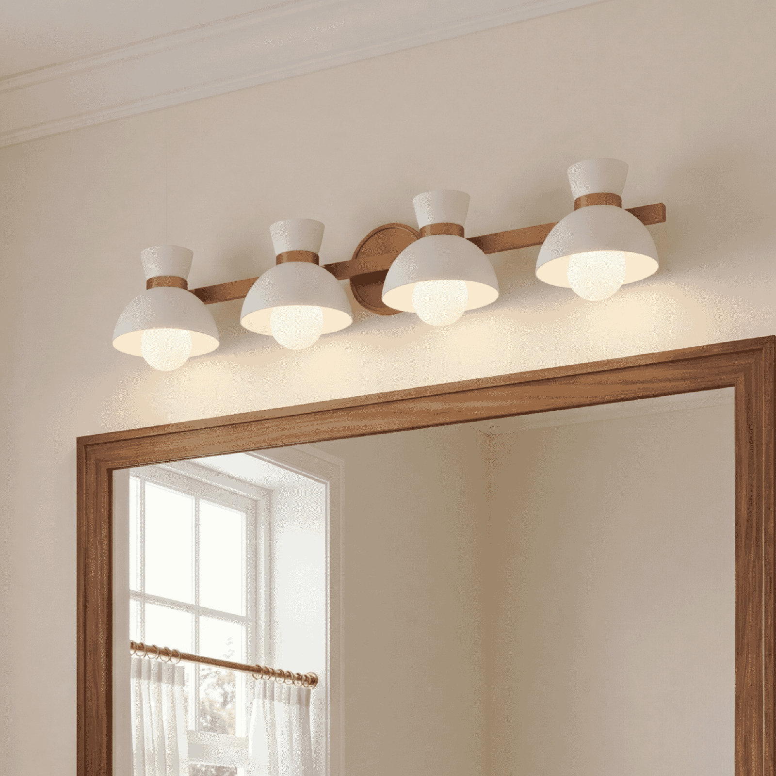 Zurie 4-Light Vanity Light, Brushed Nickel